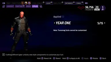 full black jacket, matching color for mask and shirt
