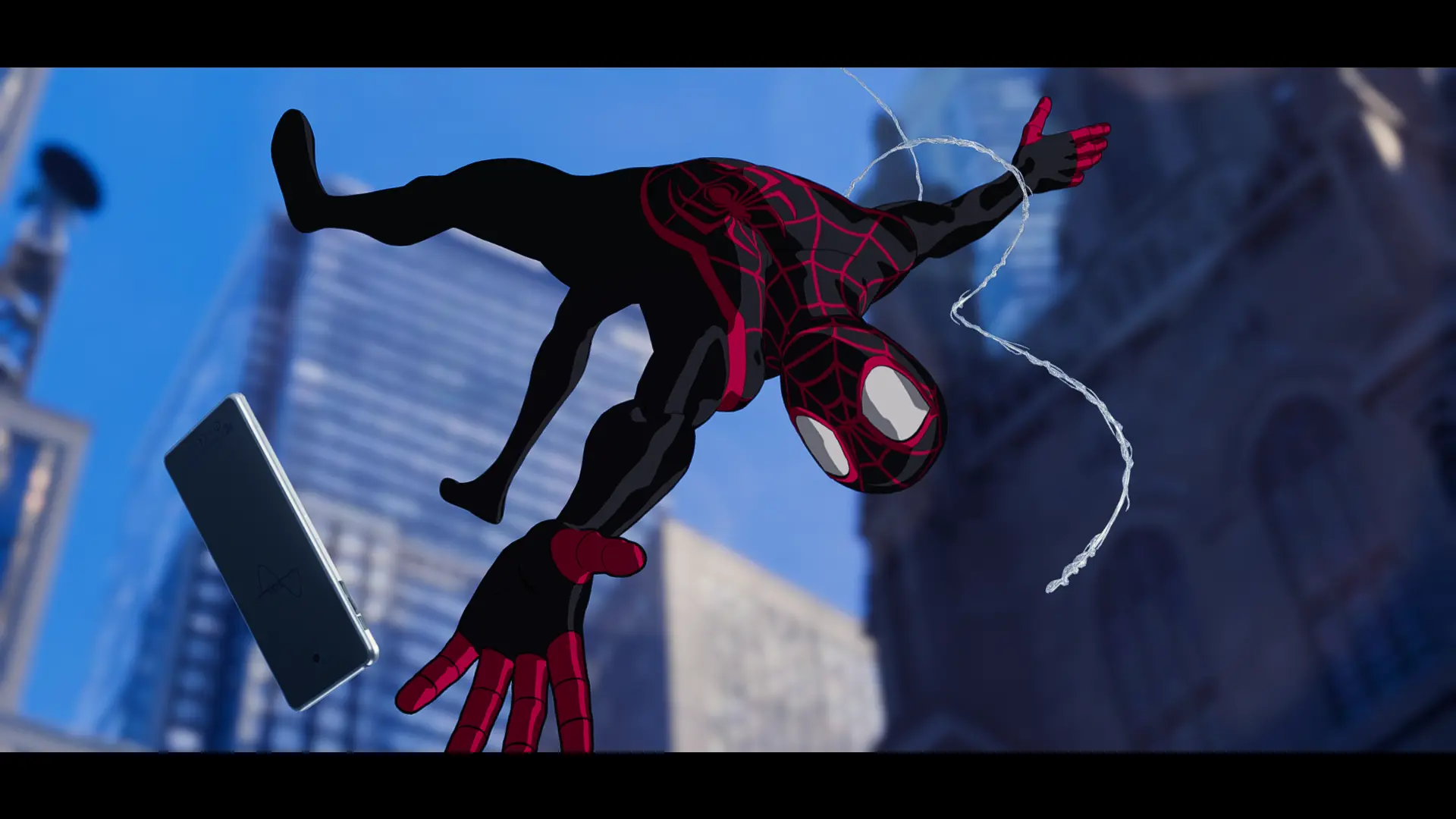 Black Miles Cartoon Suit at Marvels Spider-Man: Miles Morales Nexus ...