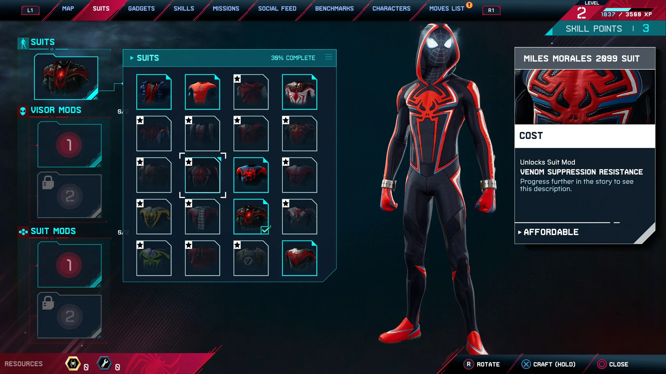 Unlock All Suits at Marvels Spider-Man: Miles Morales Nexus - Mods and ...