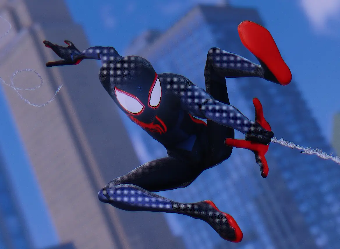 Accurate Atsv Miles Morales Suit Knackeredtom At Marvels Spider Man