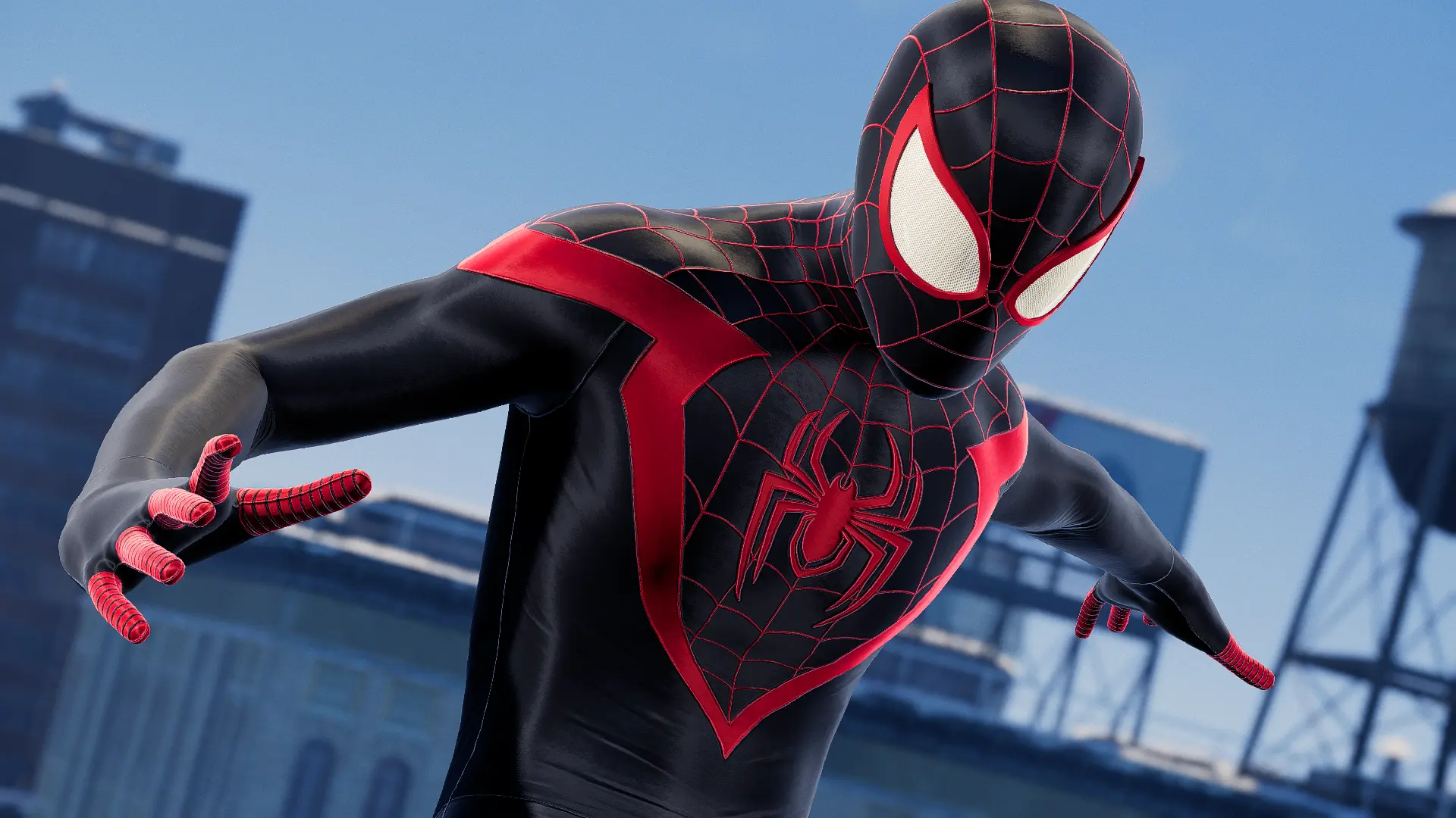 Miles Morales Classic Suit and Super Spider at Marvels Spider-Man ...