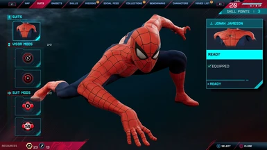 Classic Suit (Spider-man Remastered) -- Suit Slot --