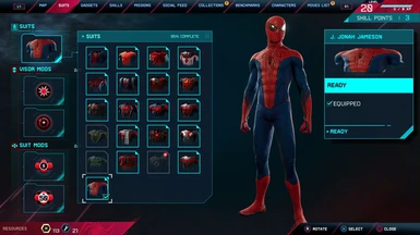 Amazing Suit (Spider-Man Remastered) TASM