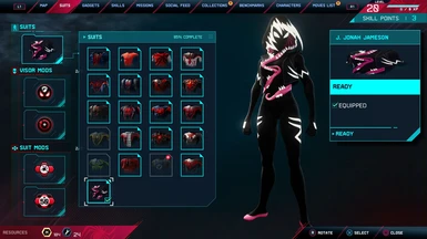 Gwenom (Spider-Gwen) Suit Slot (Marvel Ultimate Alliance 3)