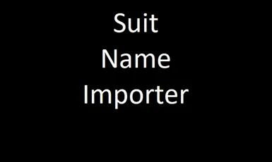 Suit Name Importer for MM