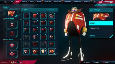 Doctor Eggman (Robotnik) -- Suit Slot -- (Sonic the Hedgehog)