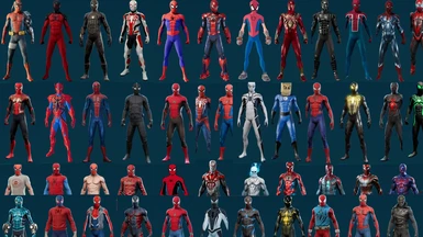 Complete Spider-Man Remastered Suit Pack (Stark Raimi TASM SCARLET PUNK BAGMAN) PRINCEC23