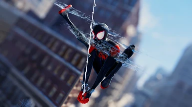 Glitch Effect Spider-Verse Suit