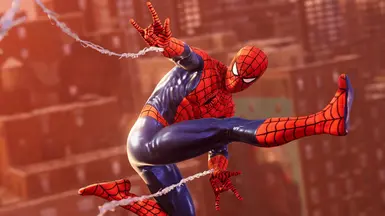 Adapted Classic Suit from Spider-Man Web of Shadows