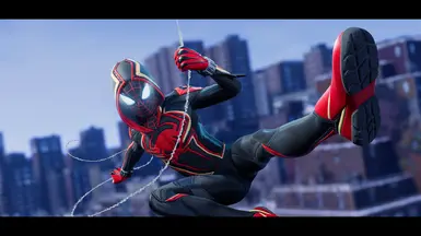 Black 2099 Suit (3 versions) at Marvels Spider-Man: Miles Morales Nexus ...