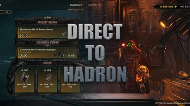 Direct to Hadron - Access Crafting Menu from Inventory