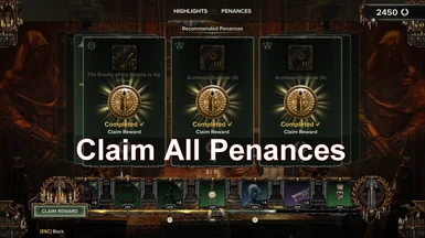 Claim All Penances