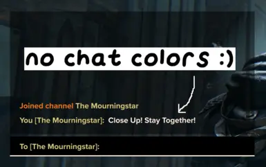 No Chat Colours