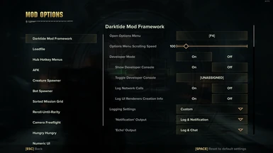 Darktide Mod Framework