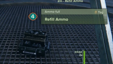 If a Veteran squad mate is running Field Improvisation, this will indicate the ammo crate is enhanced