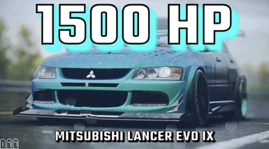 1500 HP Mitsubishi Lancer EVO IX (2007)