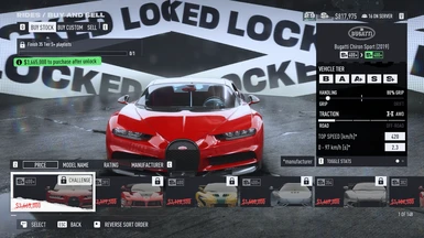Unlock Bugatti Chiron in multiplayer