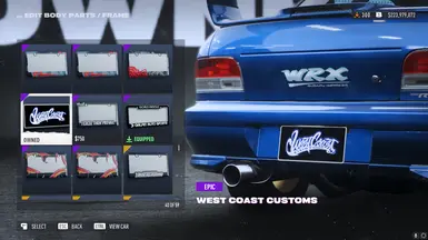(V6) West Coast Customs