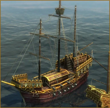 The GoldenFlagship Das Goldene Flaggschiff