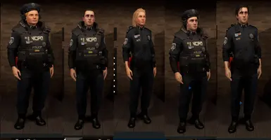 NCPD ( cyberpunk uniforms )