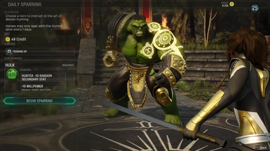 Mod works with Hulk when it comes to training.