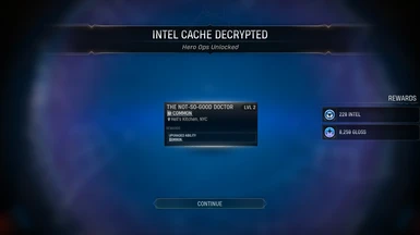 NG Plus Resources Starter Pack: separate download increases the rewards of the first intel cache and includes gloss in its reward pool.