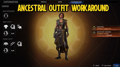 Ancestral Outfit Workaround