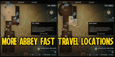 More Abbey Fast Travel Locations