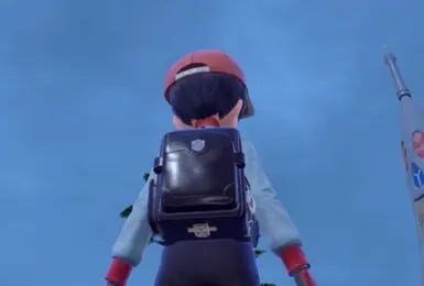 Black School Bag for Pokemon Violet