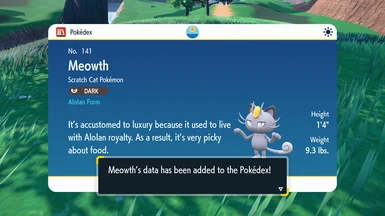 Pokédex Entries for HOME Pokémon