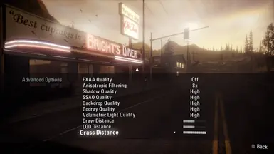 video settings
