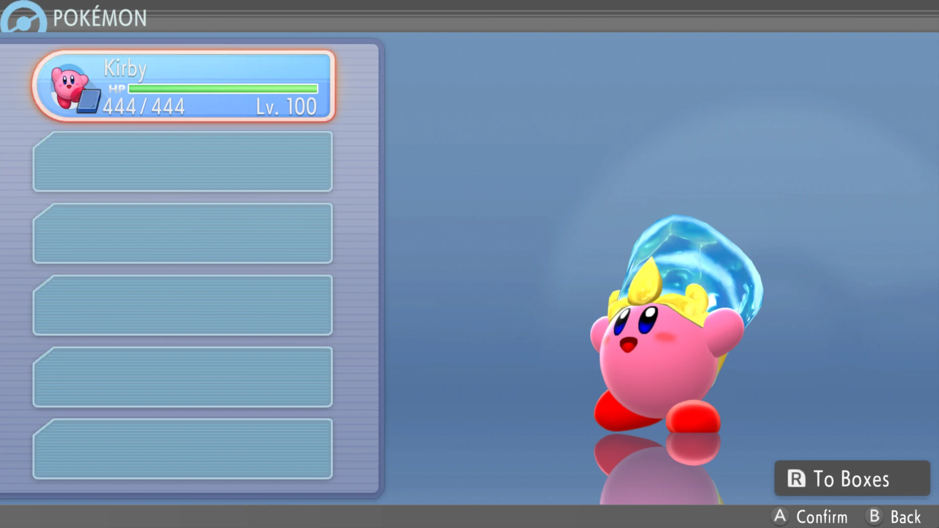 Kirby in Pokemon BDSP at Pokemon Brilliant Diamond and Shining Pearl ...