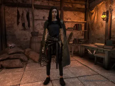Hybrid Awakened Frey with separate Frey's long hair mod