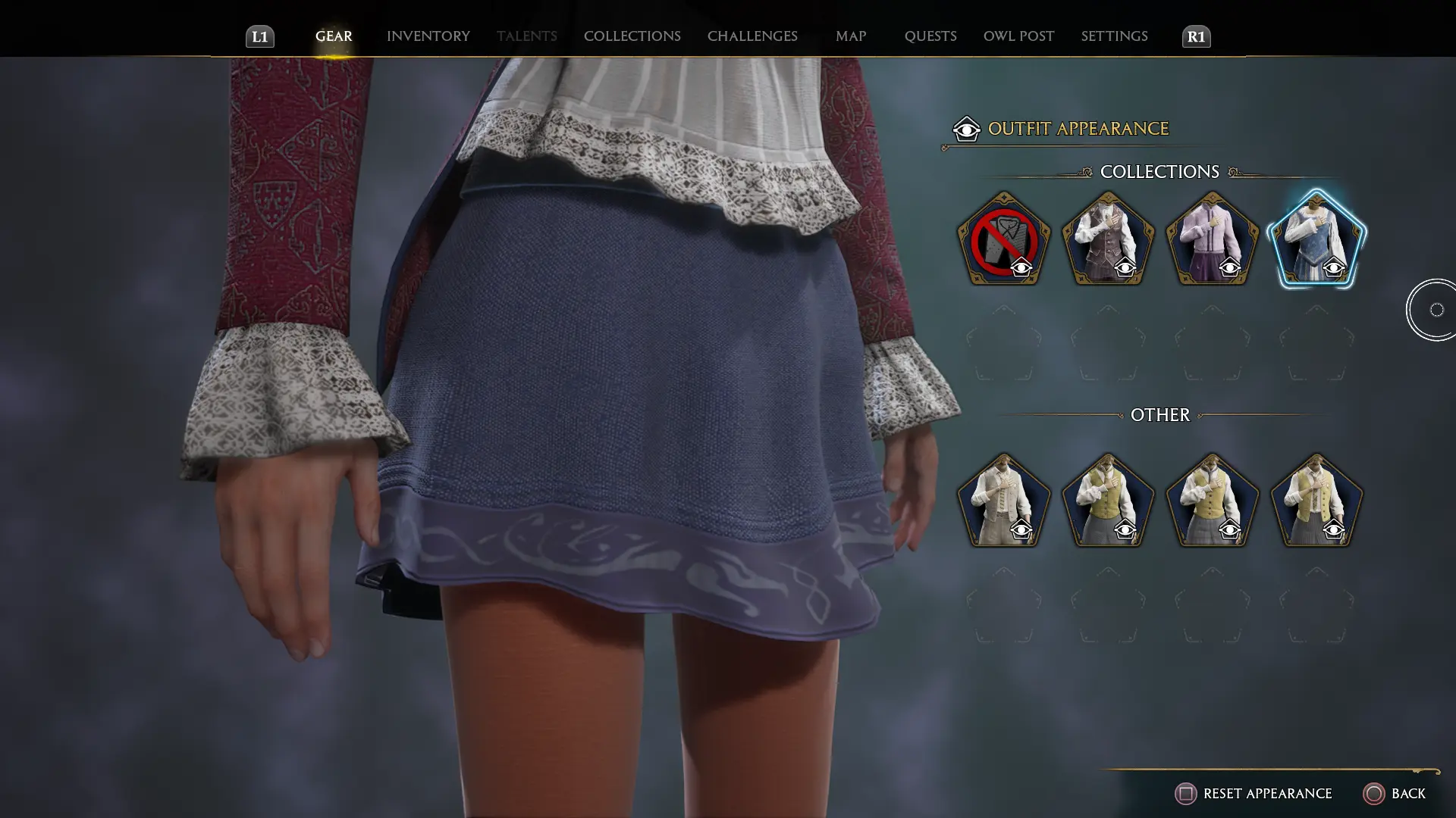 Short Skirts With Less Clipping In All Player Outfits At Hogwarts