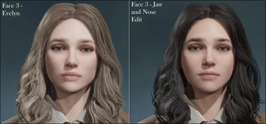 Difference between Evelyn and Jaw & Nose Edit