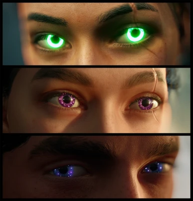 Glowing Eyes - in game