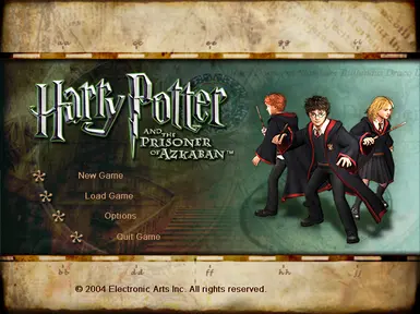 Title screen music replacement - HP and the Prisoner of Azkaban Title Screen