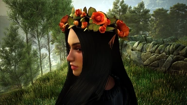 Hair - vrmxwll. Flower crown - Aryksa.