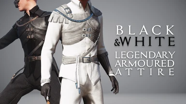 Black and White Legendary Armored Attire