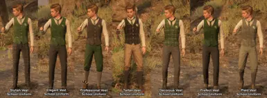 School Uniforms - Vests (includes breeches/pants options)