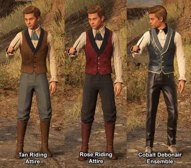 Riding Outfits (includes breeches/pants options)