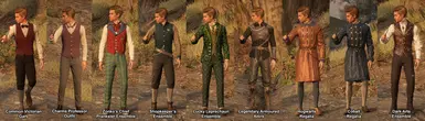 Misc. Outfits (some include breeches/pants options)