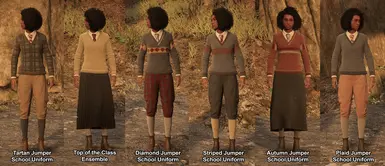 School Jumpers (includes breeches/long skirt options)
