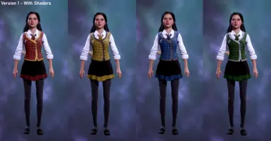 Colorful House Uniforms - No Mesh Included