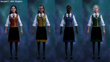 Colorful House Uniforms - Mesh Included - Long Version