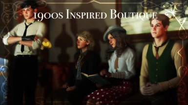 1900s Inspired Boutique - Modpack Hairs Clothing and Makeup Overhaul (Female and Male)