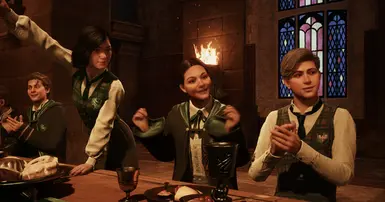 Ravenclaw at the Slytherin table