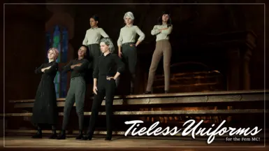 Tieless Uniforms for the Fem MC