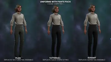 Uniforms w/ Pants Pack