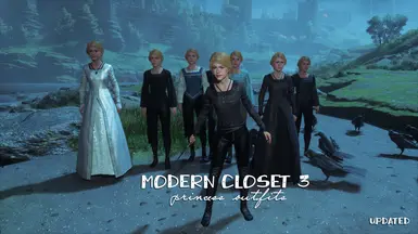Modern Closet 3 for female mc (15 outfits) princess outfits